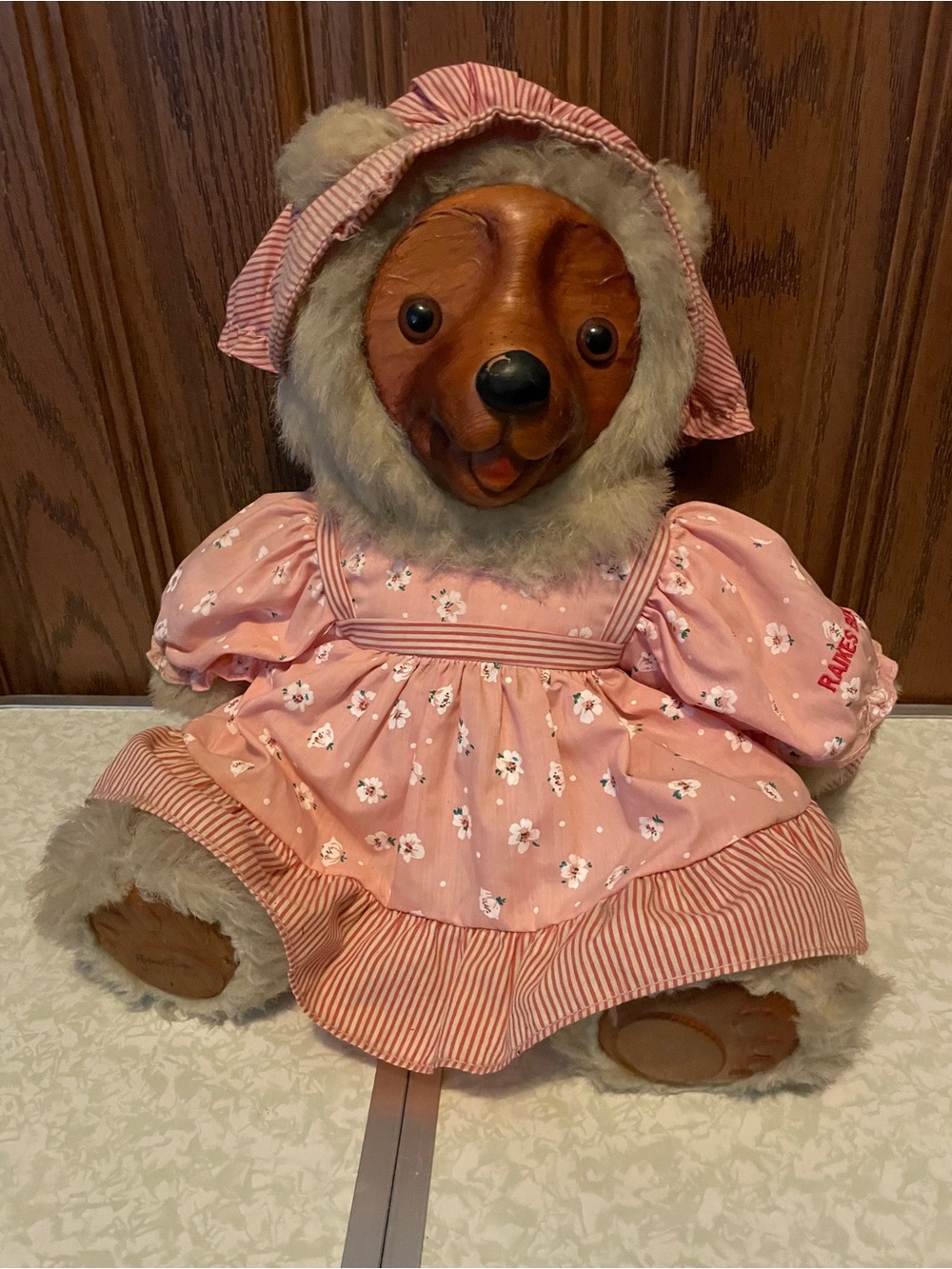 Robert Raikes Wooden Doll Original Sara Anne Bear